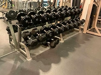 Dumbbellset met rek