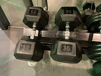 Dumbbellset met rek - afbeelding 3 van  8