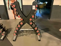 Dumbbellset met rek - afbeelding 2 van  6