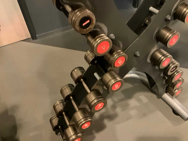 Dumbbellset met rek - afbeelding 5 van  6