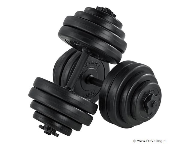Dumbellset 30 kilo - afbeelding 1 van  12