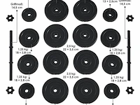 Dumbellset 30 kilo - afbeelding 7 van  12