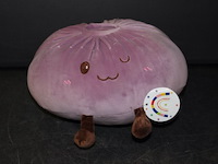 Dumpling kussen paars in kr g 1x - afbeelding 2 van  3