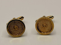 Dunhill goldplated manchetknopen - afbeelding 2 van  3