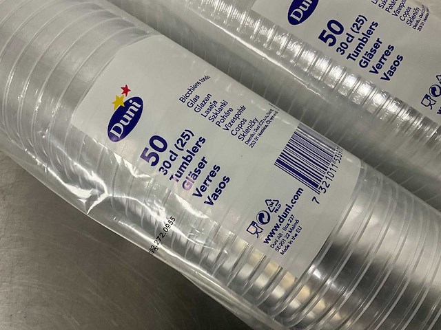 Duni - 30 cl - pak wegwerpglazen (25x) - afbeelding 2 van  3