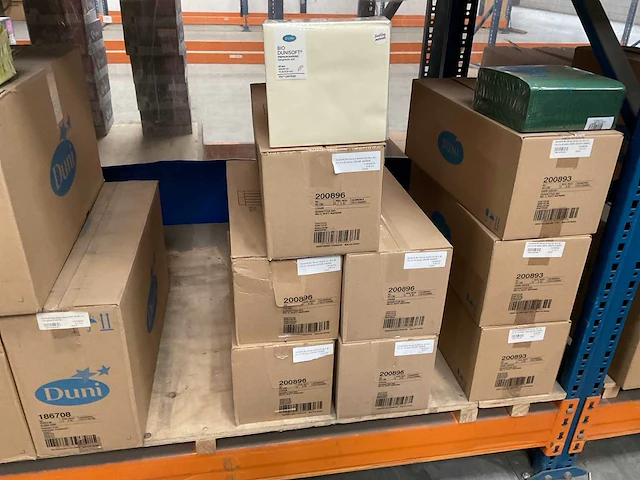 Duni bio dunisoft cream doos á 12x60 stuks servetten (5x) - afbeelding 2 van  3