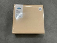 Duni bio dunisoft naturel brown doos á 6x60 stuks servetten (7x)