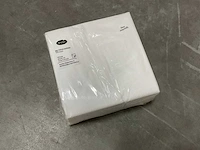 Duni bio soft white doos á 8x125 stuks servetten (2x) - afbeelding 1 van  2