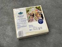 Duni dunilin cream doos á 6x36 stuks servetten (6x)