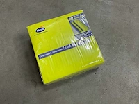 Duni dunisoft kiwi doos á 12x60 stuks servetten (3x)
