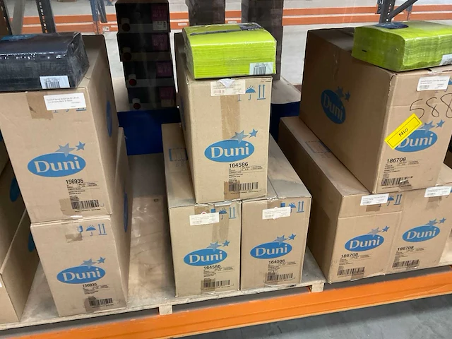Duni dunisoft kiwi doos á 12x60 stuks servetten (3x) - afbeelding 2 van  3