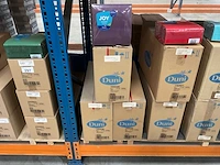 Duni dunisoft paars doos á 12x60 stuks servetten (3x) - afbeelding 2 van  3