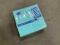 Duni dunisoft red doos á 12x60 stuks servetten (2x)