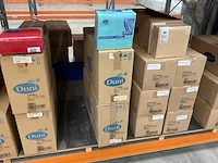 Duni dunisoft red doos á 12x60 stuks servetten (2x) - afbeelding 2 van  3