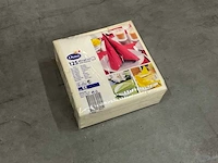 Duni granite grey doos á 10x125 stuks servetten (2x)