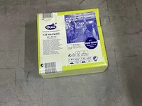 Duni kiwi doos á 10x125 stuks servetten (2x)