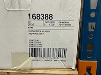 Duni kiwi doos á 8x300 stuks servetten (2x) - afbeelding 2 van  3