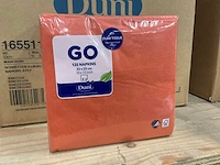 Duni mandarin doos á 16x125 stuks servetten (2x)