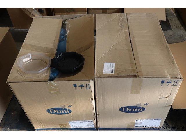 Duni octaview afhaalbakje | 127765 - 1 doos á 405 stuks - afbeelding 1 van  3