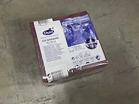 Duni plum doos á 10x125 stuks servetten (6x)