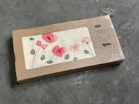 Duni poppy charm doos á 5x 20 stuks slipcovers (4x)