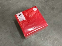 Duni rood doos á 16x125 stuks servetten