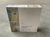 Duni slim airlaid dune doos á 60 stuks bestekzakjes (8x)