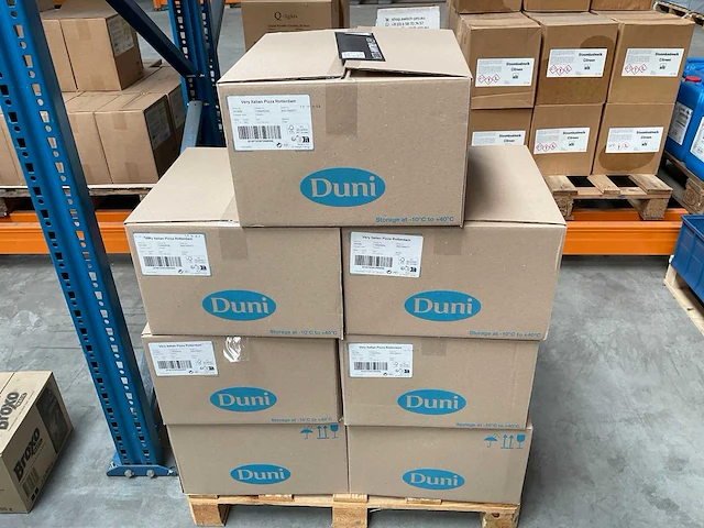 Duni very italian pizza 73x230mm doos á 500 stuks bestekzakjes (7x) - afbeelding 3 van  4