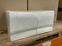 Duni white doos á 10x300 stuks servetten (4x)