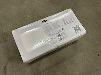 Duni white doos á 6x500 stuks servetten (2x)
