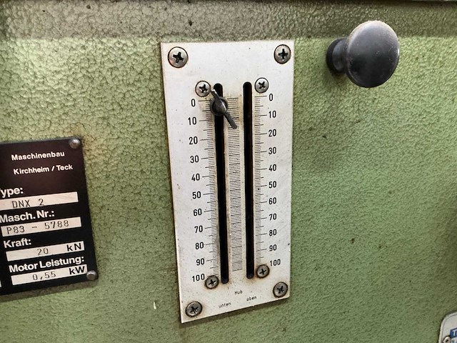 Dunkes dnx 2 persmachine - afbeelding 6 van  9