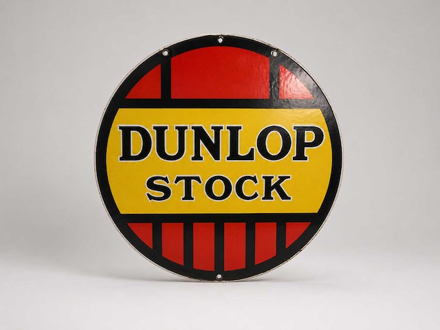 Dunlop stock reclamebord - afbeelding 1 van  1