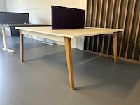 Duo bureau met akoestisch scherm - afbeelding 2 van  8