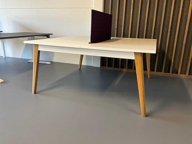 Duo bureau met akoestisch scherm - afbeelding 4 van  8