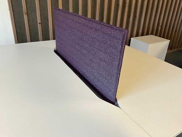 Duo bureau met akoestisch scherm - afbeelding 8 van  8