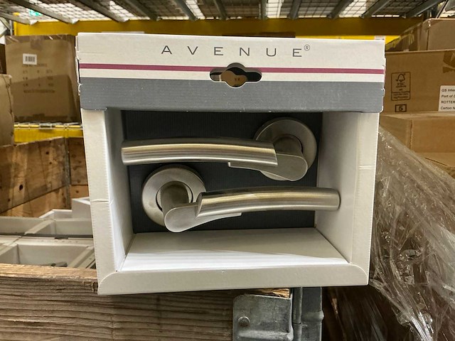 Duo rond rozet deurbeslag (110x) - afbeelding 3 van  4