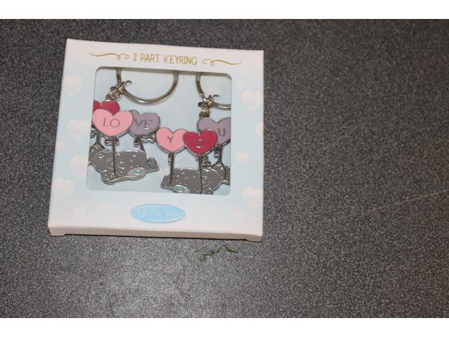 Duo sleutelhanger beertje 1x in ds y - afbeelding 1 van  3