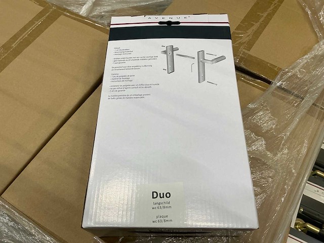 Duo wc 63/8mm deurbeslag (60x) - afbeelding 3 van  6