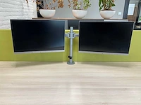 Duo zit-sta bureau met 4 monitoren - afbeelding 6 van  21