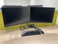 Duo zit-sta bureau met 4 monitoren - afbeelding 18 van  21