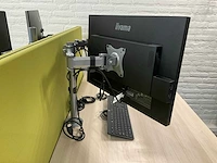 Duo zit-sta bureau met 4 monitoren - afbeelding 2 van  21
