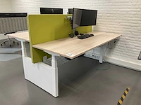 Duo zit-sta bureau met 4 monitoren - afbeelding 12 van  21