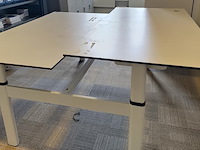 Duo zit-sta bureau met afvalscheidingskast - afbeelding 2 van  7