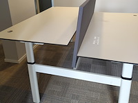 Duo zit-sta bureau met afvalscheidingskast - afbeelding 3 van  7