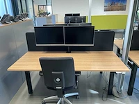 Duo zit-sta werkplek met monitoren - afbeelding 3 van  10