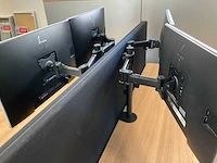 Duo zit-sta werkplek met monitoren - afbeelding 7 van  10