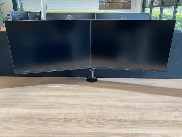 Duo zit-sta werkplek met monitoren - afbeelding 6 van  7