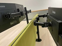 Duo zit-sta werkplek met monitoren - afbeelding 2 van  2
