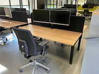 Duo zit-sta werkplek met monitoren - afbeelding 4 van  10