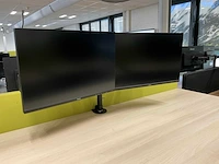 Duo zit-sta werkplek met monitoren - afbeelding 3 van  7